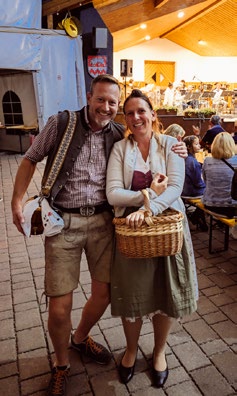 Marketender und Marketenderin der TMK Piesendorf
